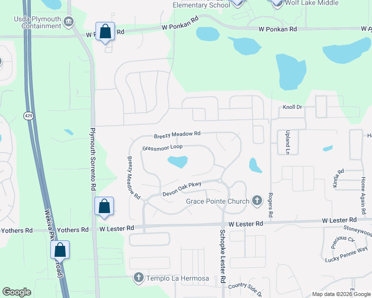 map of restaurants, bars, coffee shops, grocery stores, and more near 2735 Grassmoor Loop in Apopka