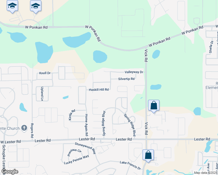 map of restaurants, bars, coffee shops, grocery stores, and more near 1004 Stanton Shadow Lane in Apopka