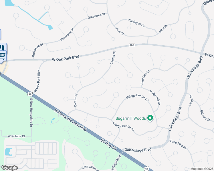 map of restaurants, bars, coffee shops, grocery stores, and more near 8 Foxglove Court in Homosassa