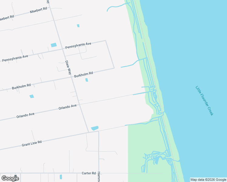 map of restaurants, bars, coffee shops, grocery stores, and more near Orlando Avenue in Mims
