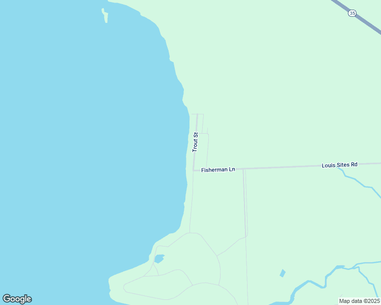 map of restaurants, bars, coffee shops, grocery stores, and more near 372 Trout Street in Palacios
