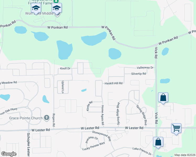 map of restaurants, bars, coffee shops, grocery stores, and more near 2337 Home Again Road in Apopka