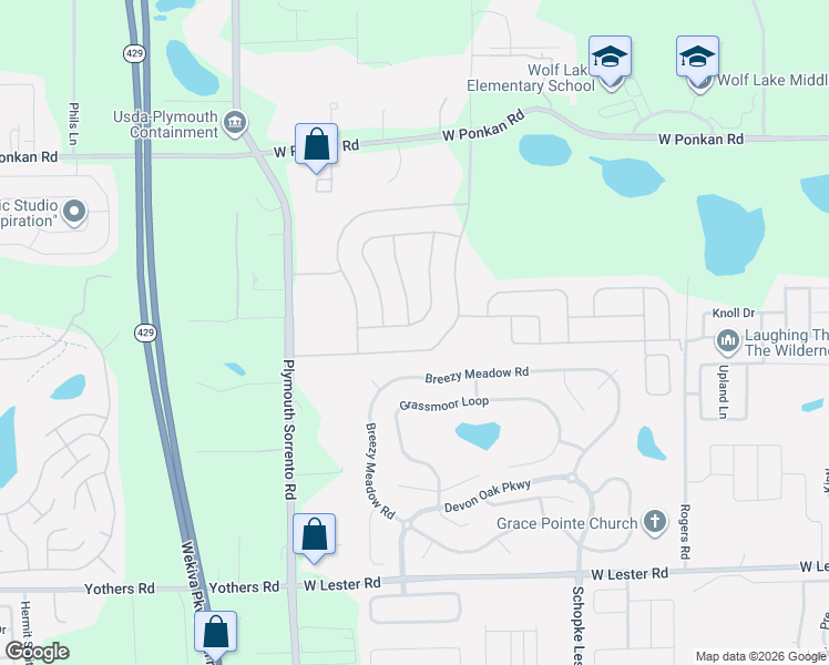 map of restaurants, bars, coffee shops, grocery stores, and more near 2604 Glen Forest Drive in Apopka
