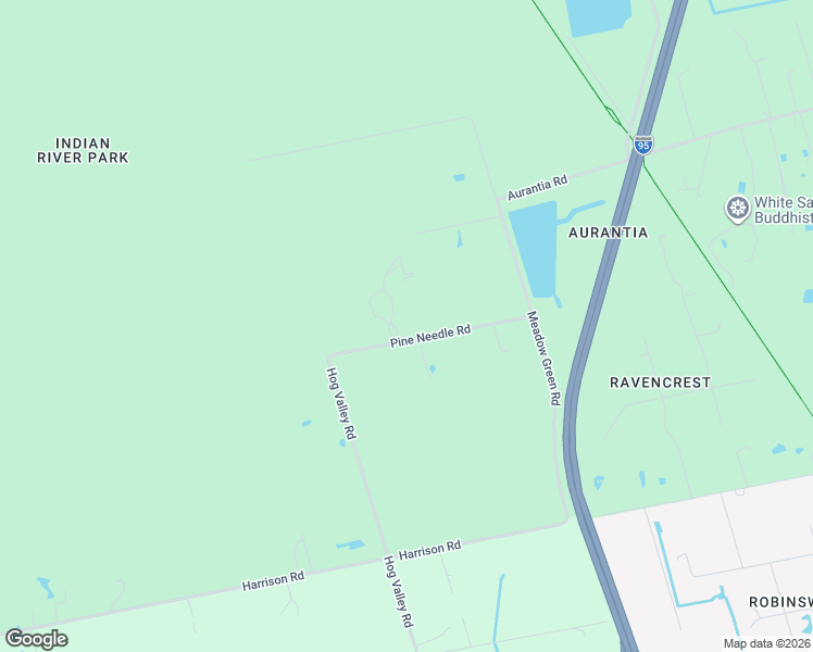 map of restaurants, bars, coffee shops, grocery stores, and more near 4768 Pine Needle Road in Mims