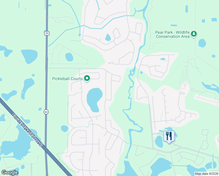 map of restaurants, bars, coffee shops, grocery stores, and more near 25802 Whisper Oaks Road in Leesburg