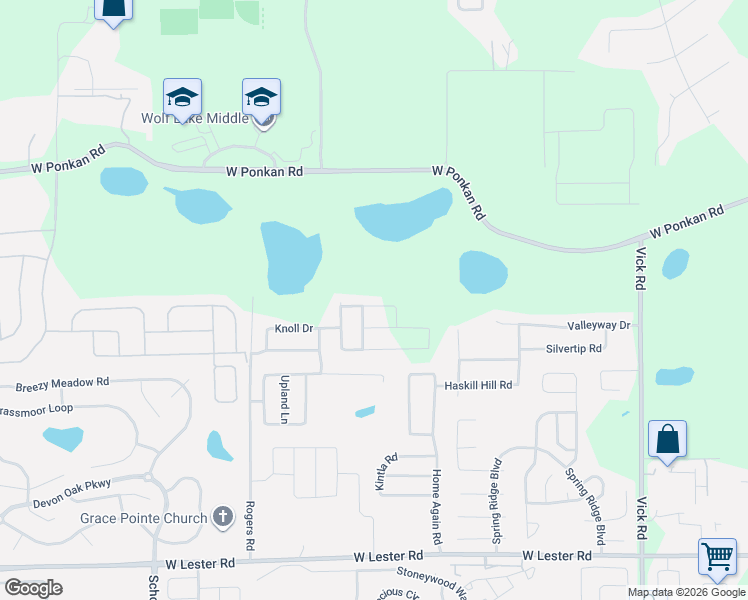 map of restaurants, bars, coffee shops, grocery stores, and more near 2545 Auburn Ridge Drive in Apopka