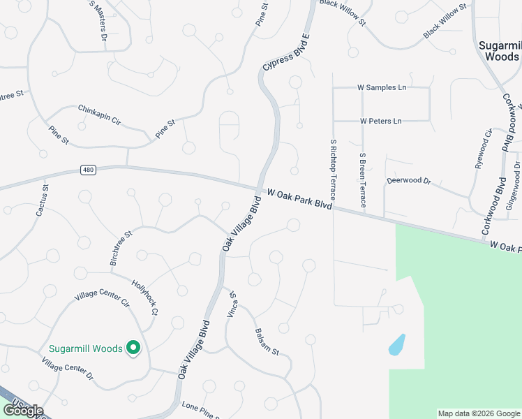 map of restaurants, bars, coffee shops, grocery stores, and more near 114 Oak Village Boulevard in Homosassa