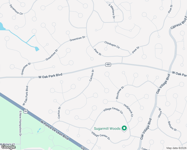 map of restaurants, bars, coffee shops, grocery stores, and more near 60 Cactus Street in Homosassa