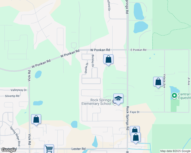 map of restaurants, bars, coffee shops, grocery stores, and more near 2732 Orpha Lane in Apopka