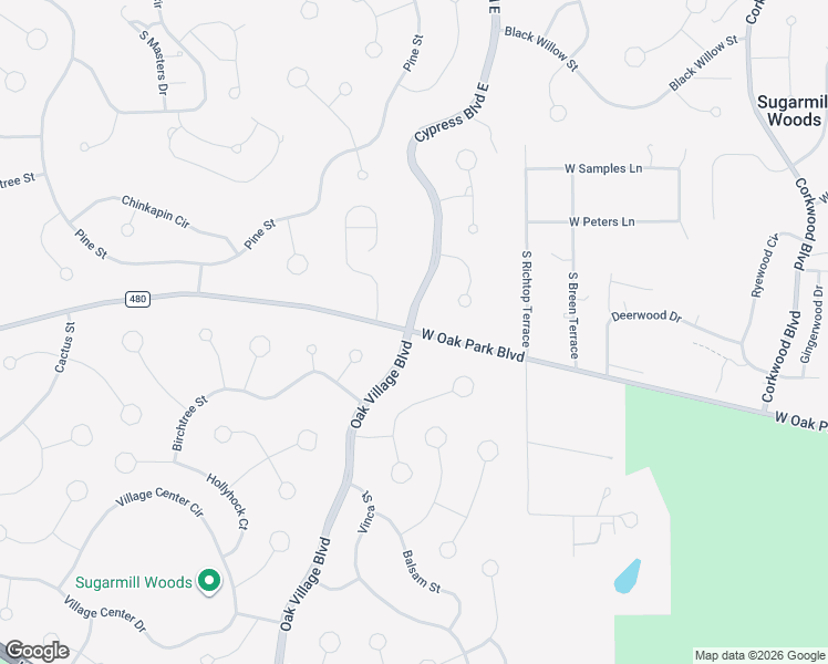 map of restaurants, bars, coffee shops, grocery stores, and more near 5378 West Oak Park Boulevard in Homosassa