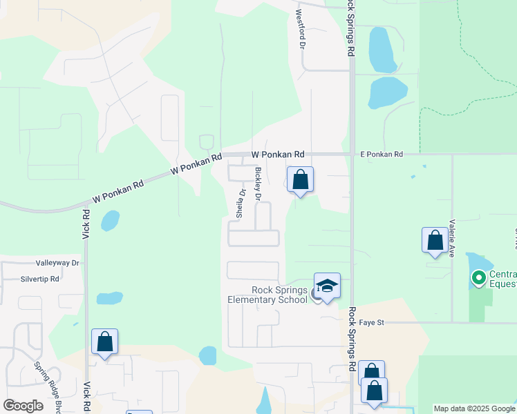 map of restaurants, bars, coffee shops, grocery stores, and more near 2732 Orpha Lane in Apopka