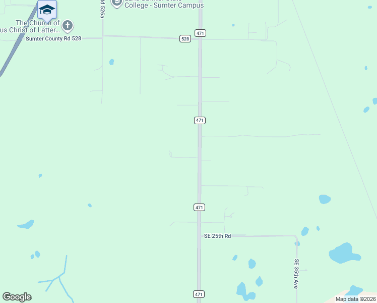 map of restaurants, bars, coffee shops, grocery stores, and more near 2895 Southeast 21st Avenue in Sumterville