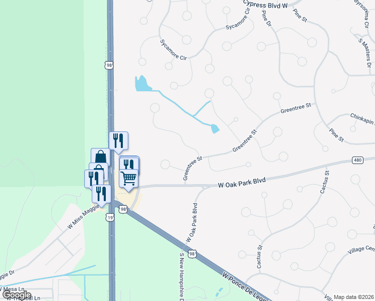 map of restaurants, bars, coffee shops, grocery stores, and more near 10 Sweetgum Court North in Homosassa