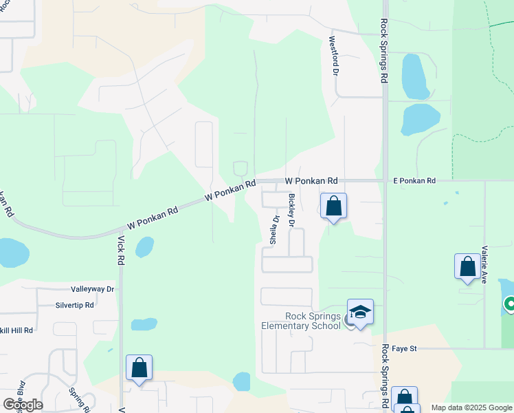 map of restaurants, bars, coffee shops, grocery stores, and more near 2962 Ruxton Drive in Apopka