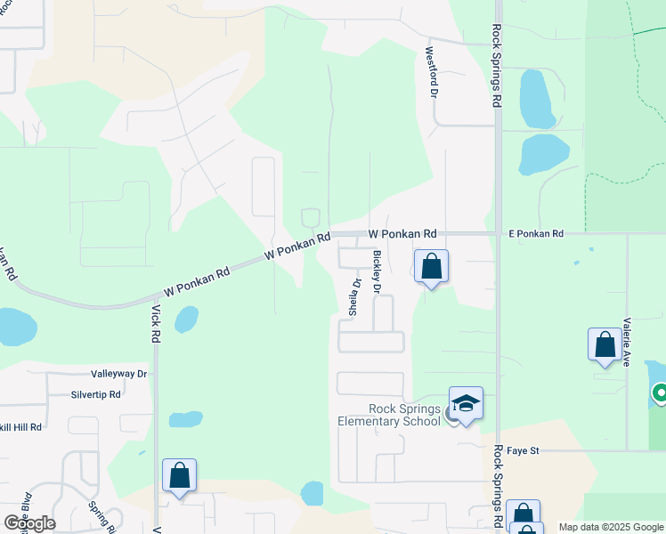map of restaurants, bars, coffee shops, grocery stores, and more near 2962 Ruxton Drive in Apopka