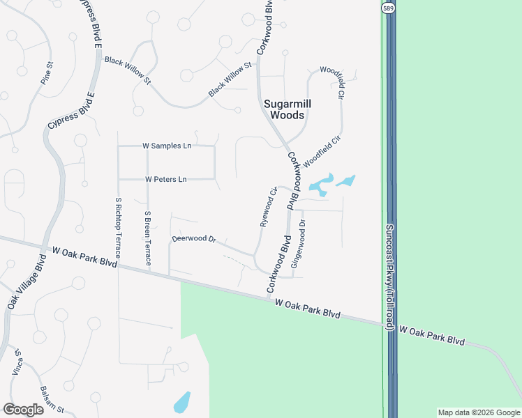 map of restaurants, bars, coffee shops, grocery stores, and more near 19 Ryewood Circle in Homosassa