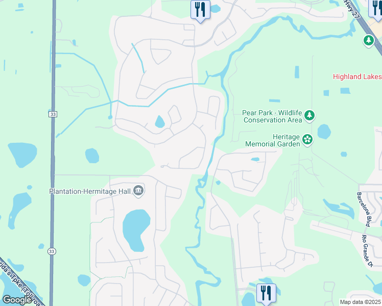 map of restaurants, bars, coffee shops, grocery stores, and more near 4723 Spring Grove Lane in Leesburg