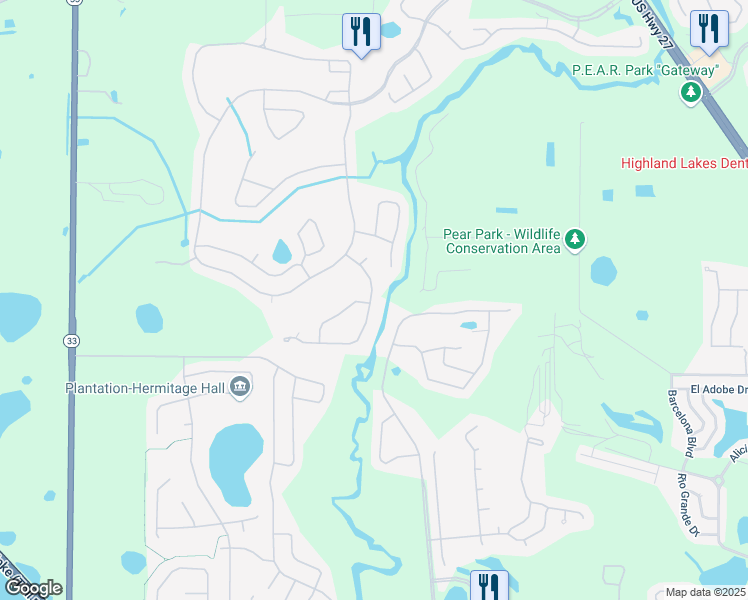 map of restaurants, bars, coffee shops, grocery stores, and more near 4551 Shenandoah River Trail in Leesburg