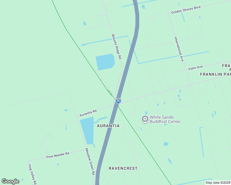 map of restaurants, bars, coffee shops, grocery stores, and more near 5325 Blounts Ridge Road in Mims