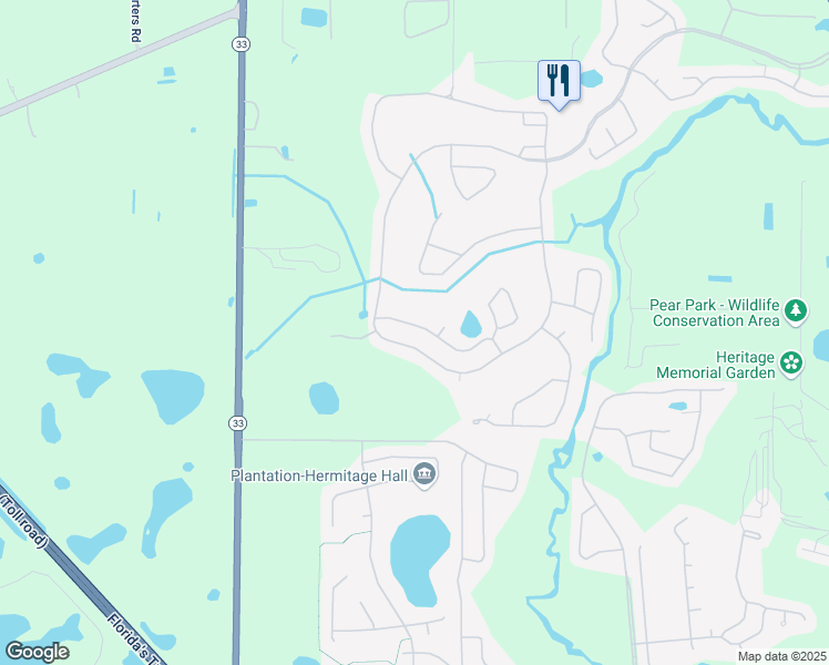 map of restaurants, bars, coffee shops, grocery stores, and more near 26669 Otter Creek Lane in Leesburg