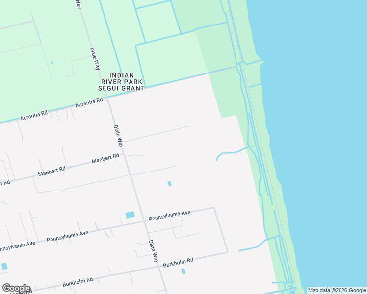 map of restaurants, bars, coffee shops, grocery stores, and more near 3125 Davis Street in Mims