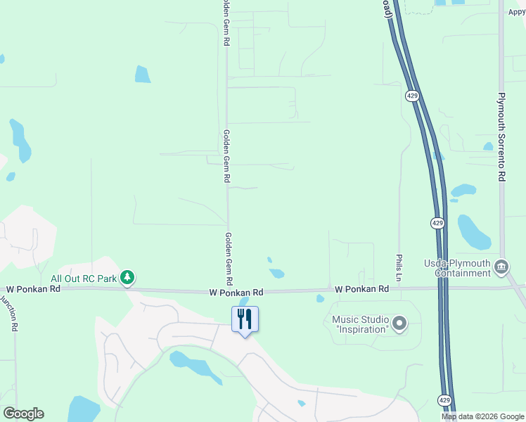 map of restaurants, bars, coffee shops, grocery stores, and more near 3255 Golden Gem Road in Apopka