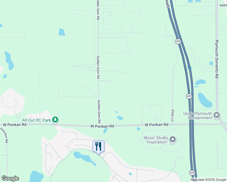 map of restaurants, bars, coffee shops, grocery stores, and more near 3255 Golden Gem Road in Apopka