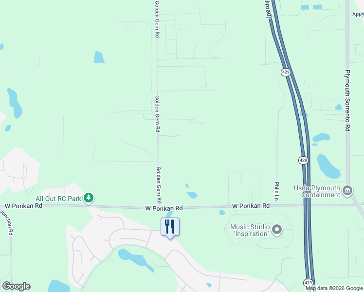 map of restaurants, bars, coffee shops, grocery stores, and more near 3337 Golden Gem Road in Apopka