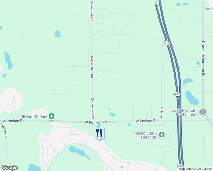 map of restaurants, bars, coffee shops, grocery stores, and more near 3337 Golden Gem Road in Apopka