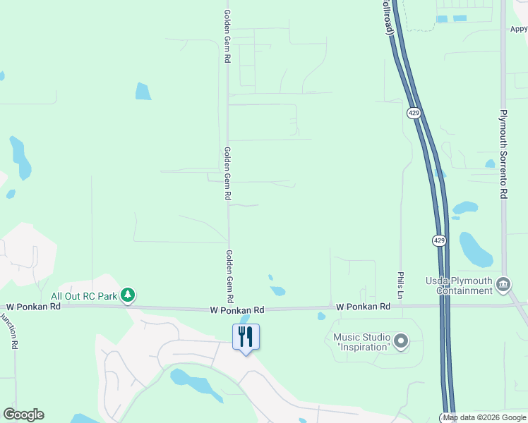 map of restaurants, bars, coffee shops, grocery stores, and more near 3337 Golden Gem Road in Apopka