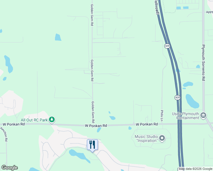 map of restaurants, bars, coffee shops, grocery stores, and more near 3337 Golden Gem Road in Apopka