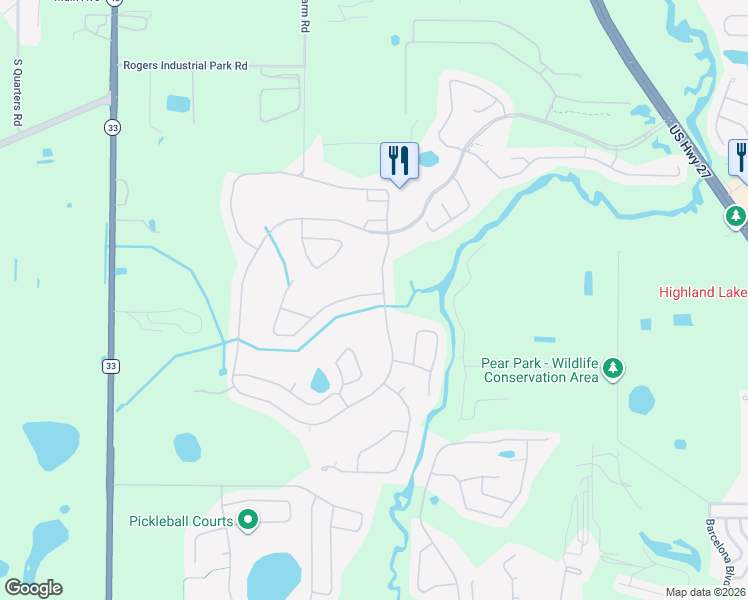 map of restaurants, bars, coffee shops, grocery stores, and more near 26507 Manassas Drive in Leesburg