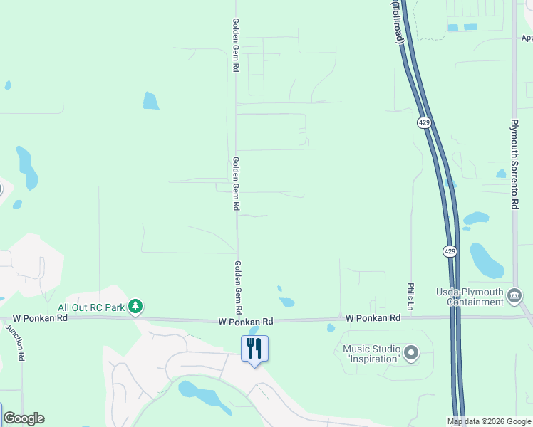 map of restaurants, bars, coffee shops, grocery stores, and more near 3337 Golden Gem Road in Apopka