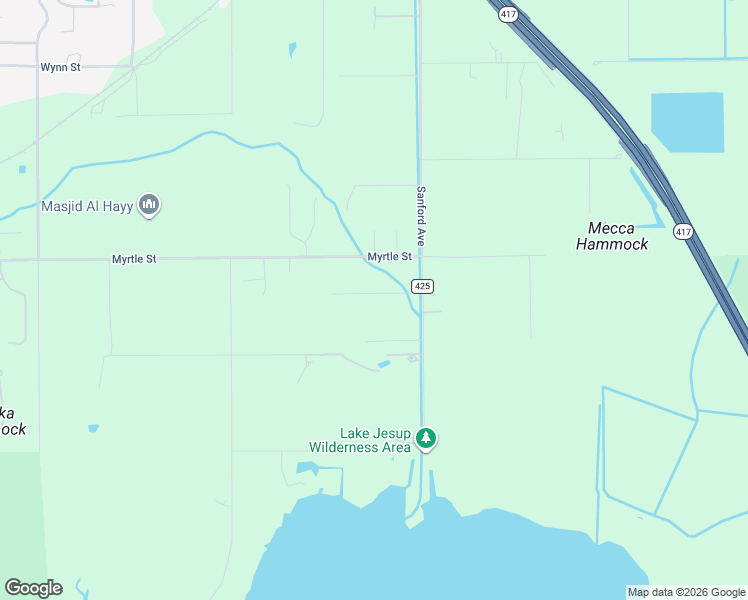 map of restaurants, bars, coffee shops, grocery stores, and more near 353 Miller Road in Sanford