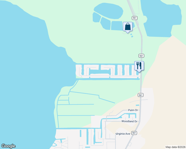 map of restaurants, bars, coffee shops, grocery stores, and more near 13239 Country Club Drive in Tavares