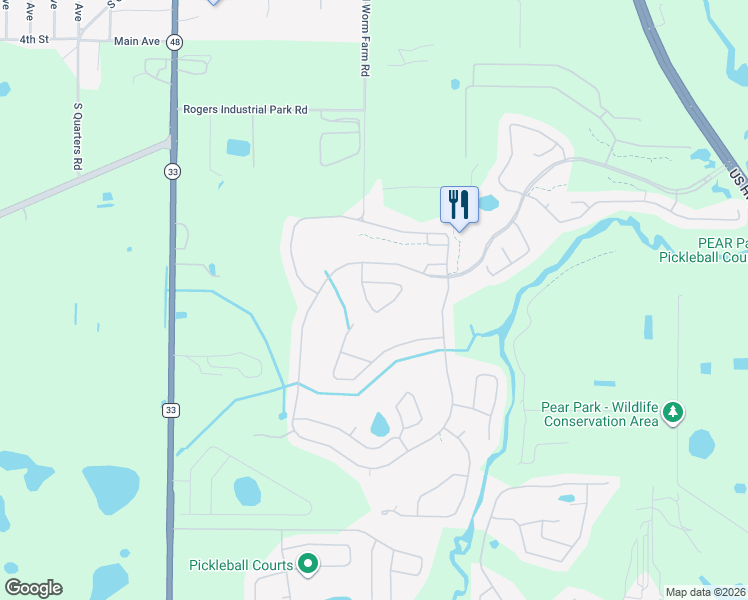 map of restaurants, bars, coffee shops, grocery stores, and more near 26809 Augusta Springs Circle in Leesburg