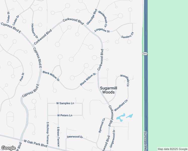 map of restaurants, bars, coffee shops, grocery stores, and more near 63 Black Willow Street in Homosassa