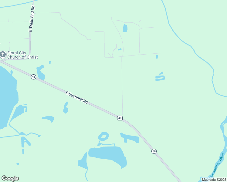map of restaurants, bars, coffee shops, grocery stores, and more near 8792 South Steed Terrace in Floral City