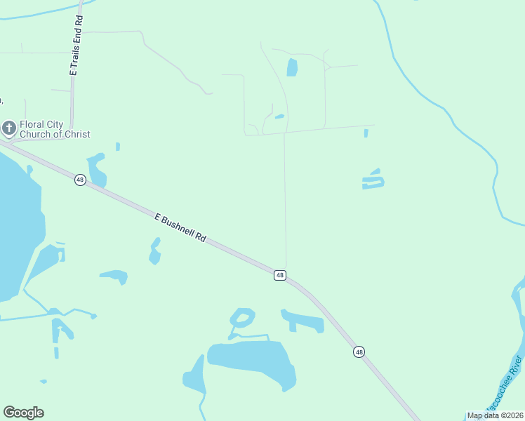 map of restaurants, bars, coffee shops, grocery stores, and more near 8792 South Steed Terrace in Floral City
