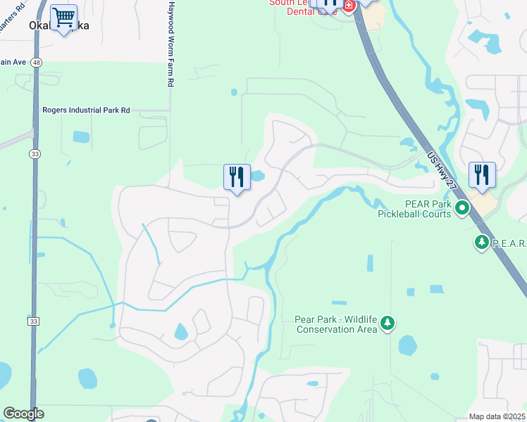 map of restaurants, bars, coffee shops, grocery stores, and more near 4406 Poplar Grove Court in Leesburg