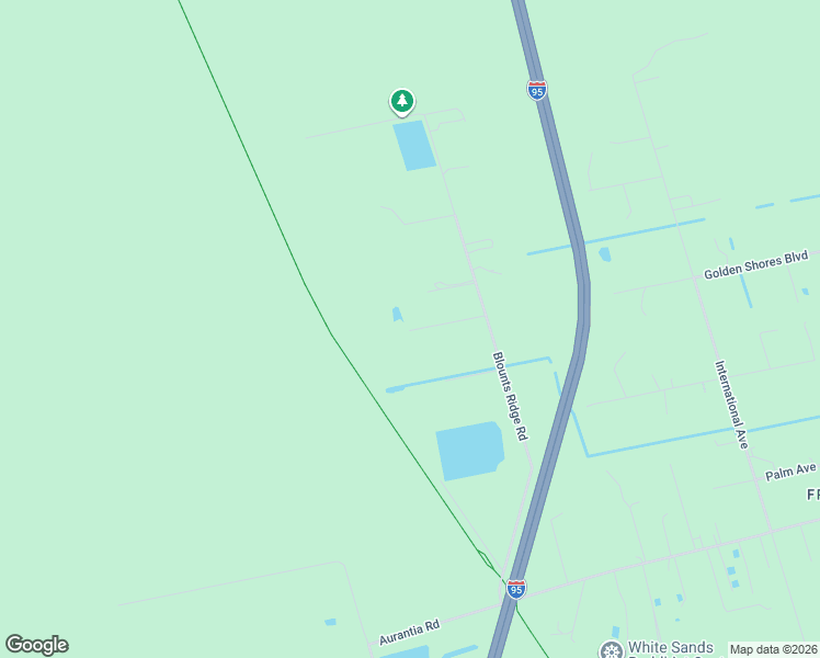 map of restaurants, bars, coffee shops, grocery stores, and more near 5100 Patty Lane in Mims