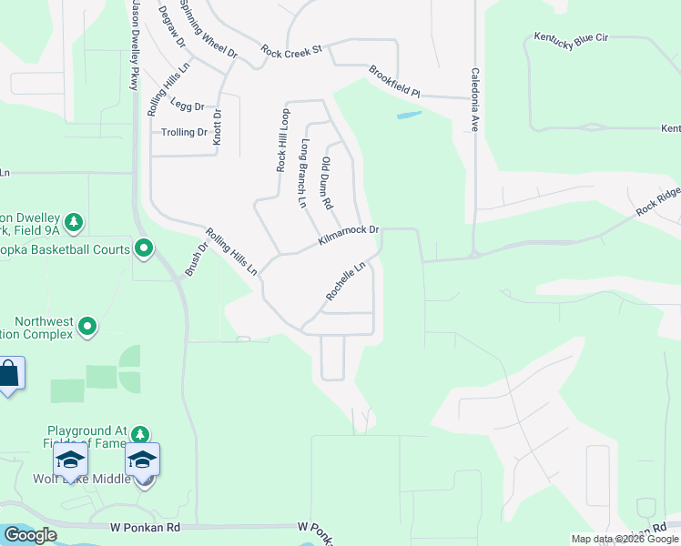 map of restaurants, bars, coffee shops, grocery stores, and more near 3668 Rochelle Lane in Apopka