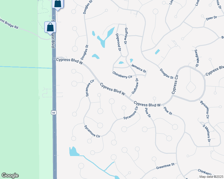 map of restaurants, bars, coffee shops, grocery stores, and more near 58 Cypress Boulevard West in Homosassa