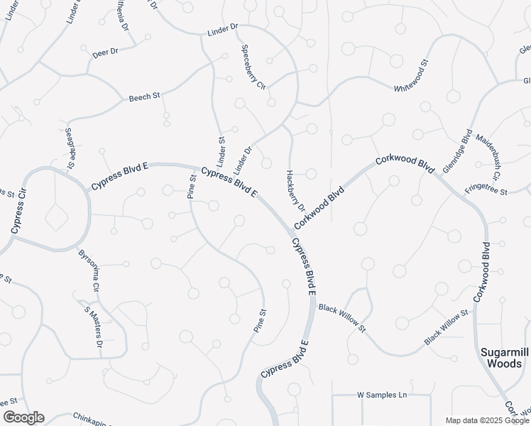 map of restaurants, bars, coffee shops, grocery stores, and more near 75 Cypress Boulevard East in Homosassa