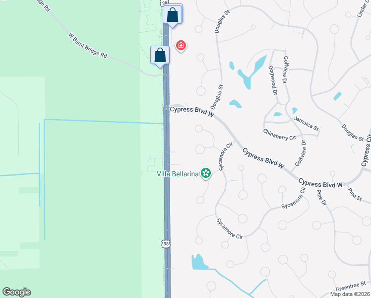 map of restaurants, bars, coffee shops, grocery stores, and more near 8415 South Suncoast Boulevard in Homosassa