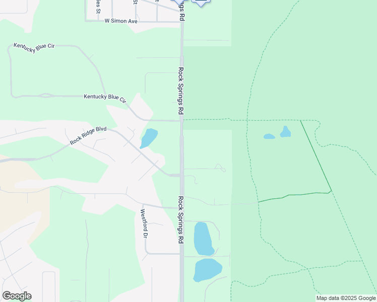 map of restaurants, bars, coffee shops, grocery stores, and more near 3795 Rock Springs Road in Apopka