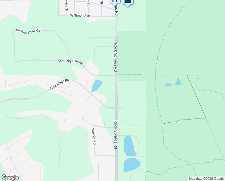 map of restaurants, bars, coffee shops, grocery stores, and more near 3841 Rock Springs Road in Apopka