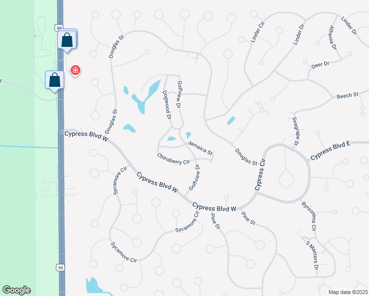 map of restaurants, bars, coffee shops, grocery stores, and more near 35 Jamaica Street in Homosassa