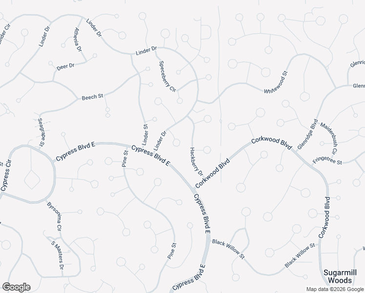 map of restaurants, bars, coffee shops, grocery stores, and more near 16 Hackberry Drive in Homosassa