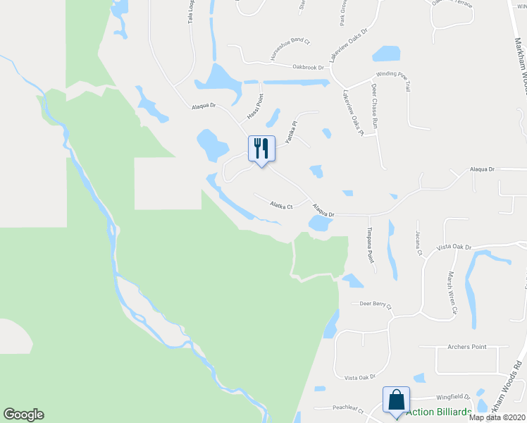 map of restaurants, bars, coffee shops, grocery stores, and more near 3019 Alatka Court in Longwood
